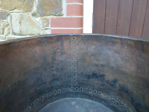 A FINE GEORGIAN COPPER LOG BIN CIRCA 1820 - ADDITIONAL PHOTO 13