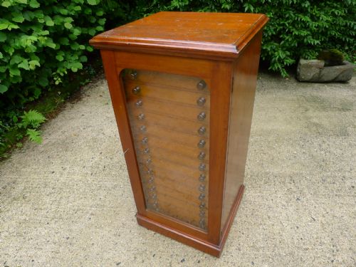 A GOOD 15 DRAWER INSECT COLLECTORS CABINET BY MESSRS WATKINS DONCASTER CIRCA 1890 - ADDITIONAL PHOTO 13