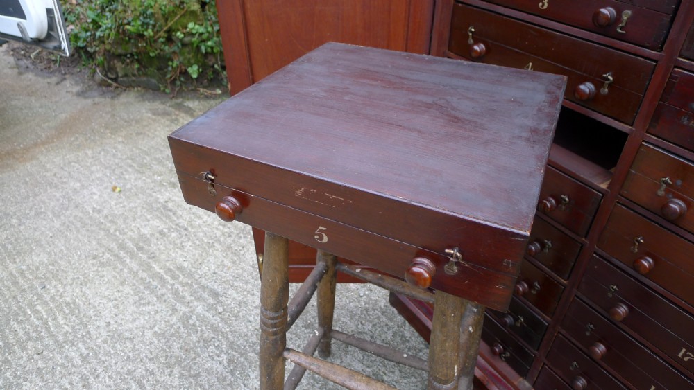 A VERY UNUSUAL AND INTERESTING VICTORIAN MAHOGANY COLLECTORS CABINET. CIRCA 1870. View X