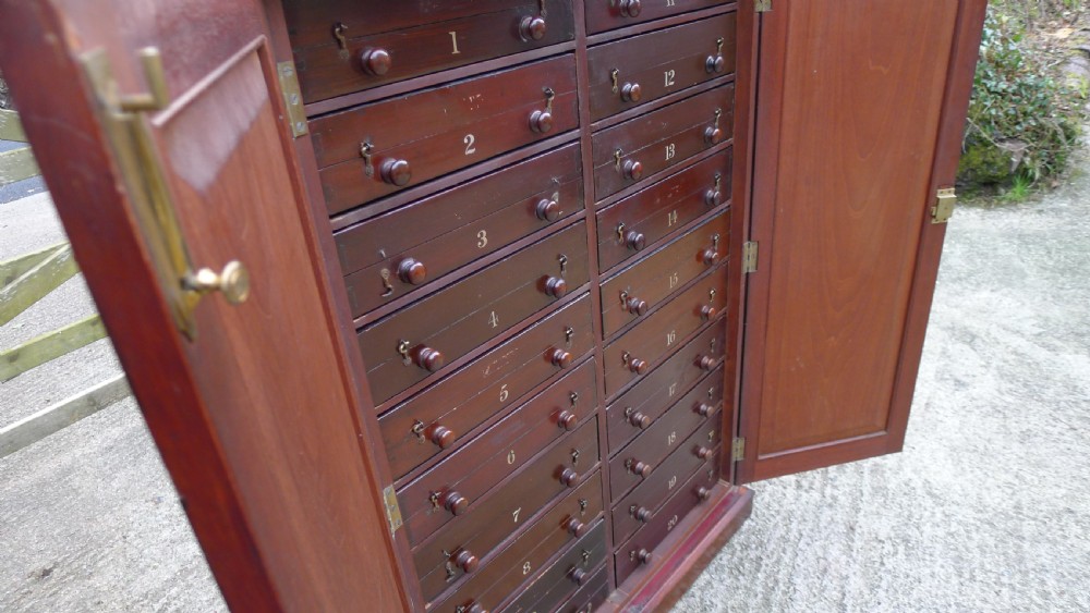 A VERY UNUSUAL AND INTERESTING VICTORIAN MAHOGANY COLLECTORS CABINET. CIRCA 1870. View XIV