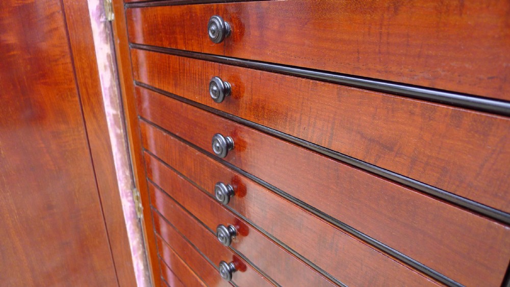 A SUPERB AND HISTORIC 16 DRAWER COLLECTORS CABINET. PROPERTY OF THE LATE J.C.DALE 1791-1872. View VIII