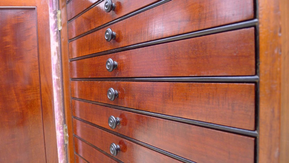 A SUPERB AND HISTORIC 16 DRAWER COLLECTORS CABINET. PROPERTY OF THE LATE J.C.DALE 1791-1872. View IX