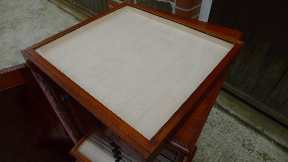 A SUPERB AND HISTORIC 16 DRAWER COLLECTORS CABINET. PROPERTY OF THE LATE J.C.DALE 1791-1872. View XI
