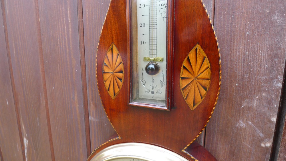 A SUPERB WHEEL BAROMETER BY CHARLES AIANO OF LONDON CIRCA 1800 View IV