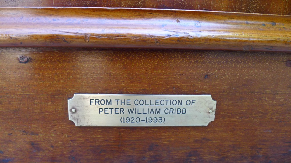A GOOD MAHOGANY 12 DRAWER COLLECTORS CABINET BY WATKINS & DONCASTER LATE OF THE EMMINENT ENTOMOLOGIST P.W.CRIBB. View VI