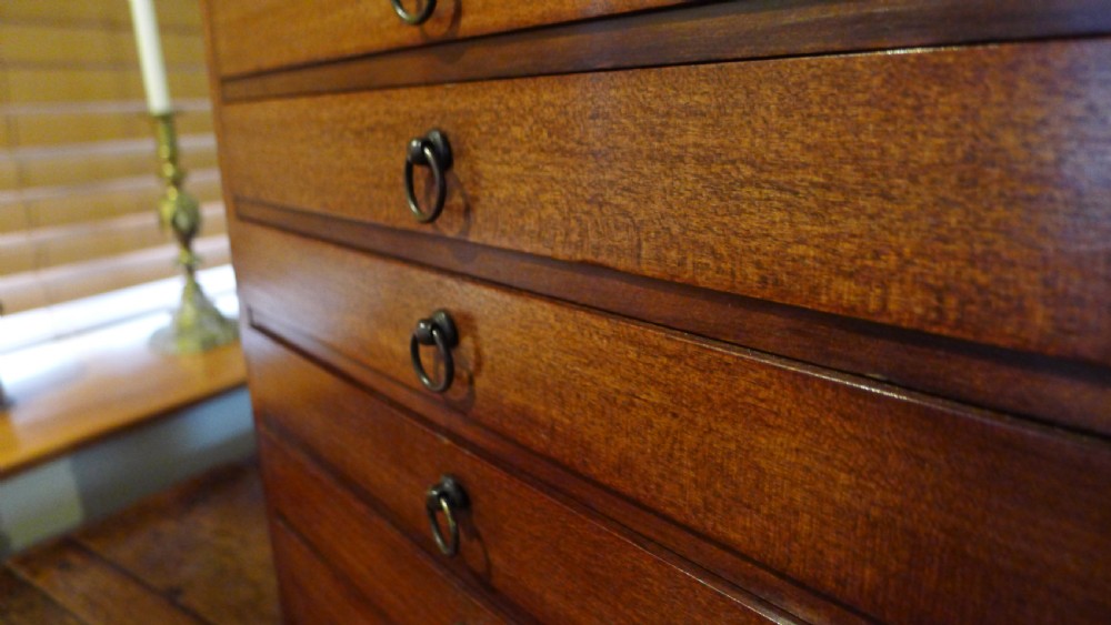 A FINE 8 DRAWER MAHOGANY COLLECTORS CABINET CIRCA 1890 View III