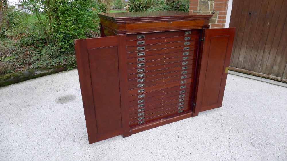 A MUSEUM QUALITY LATE VICTORIAN COLLECTORS CABINET BY HOLLAND & SONS. CIRCA 1890. SOURCE, THE BRITISH MUSEUM. LONDON. ENGLAND. View XXI