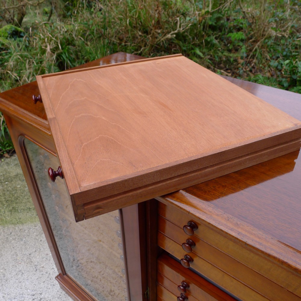A 30 DRAWER SOLID MAHOGANY DE-LUXE COLLECTORS CABINET BY J.T.CROCKETT. CIRCA  1890. View XV