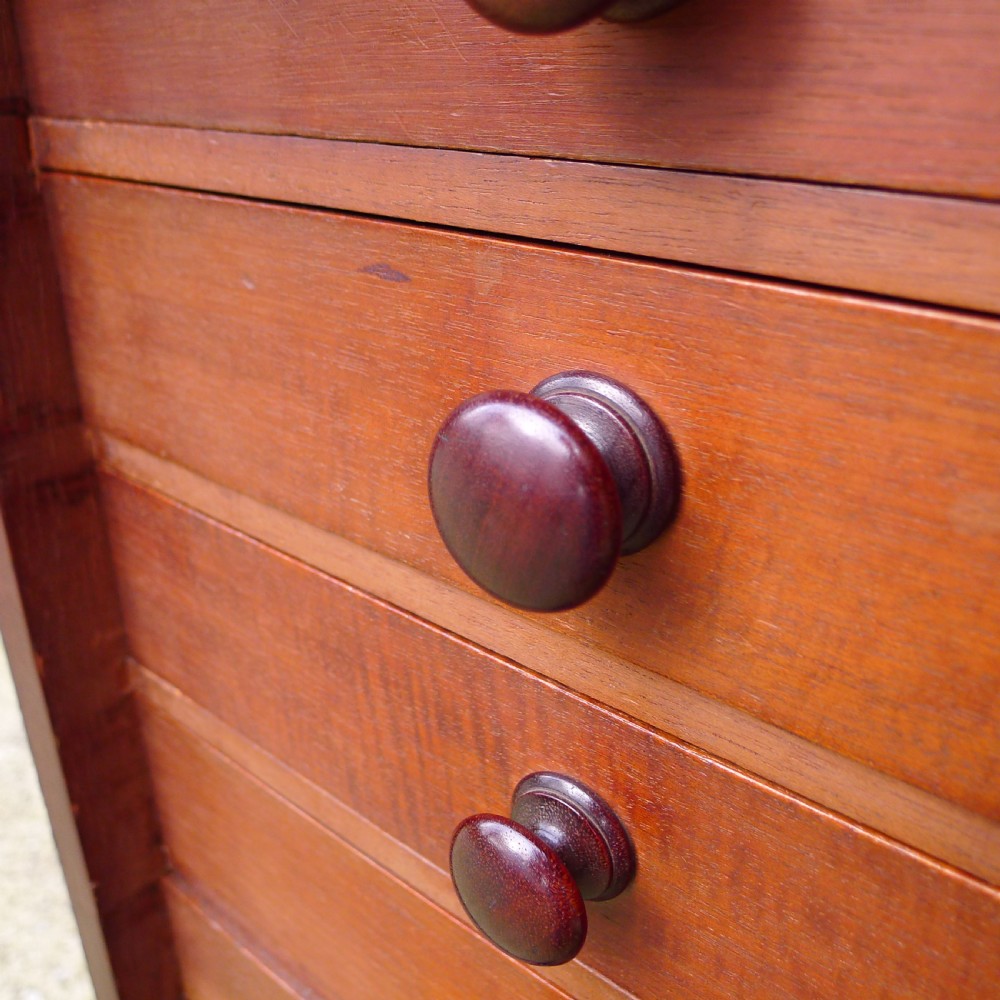 A FINE SOLID MAHOGANY 12 DRAWER COLLECTORS CABINET CIRCA 1830.  View XII