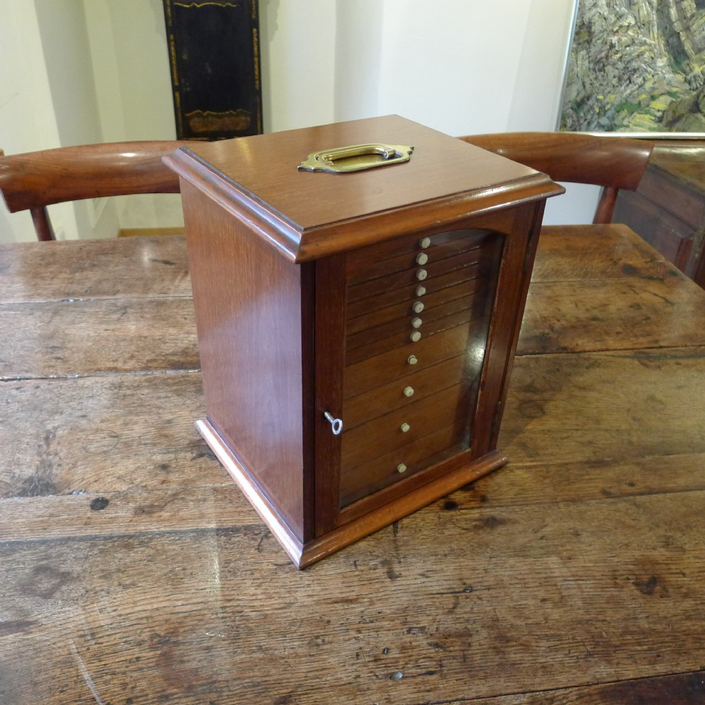 A BEAUTIFUL TOP QUALITY COLLECTORS CABINET CIRCA 1890