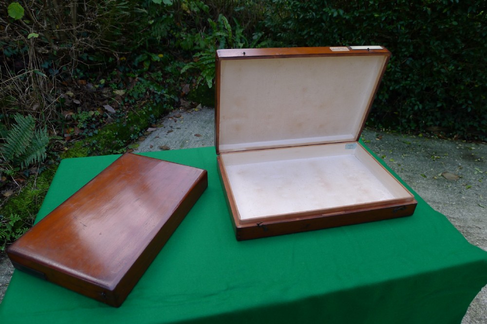 2 GOOD COLLECTORS CABINET STORAGE BOXES. CIRCA 1890. J.T.CROCKETT View III