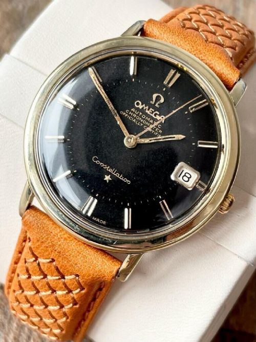 Omega Constellation Pie Pan Watch Vintage Men's 1969 Rare, Serviced & Warranty