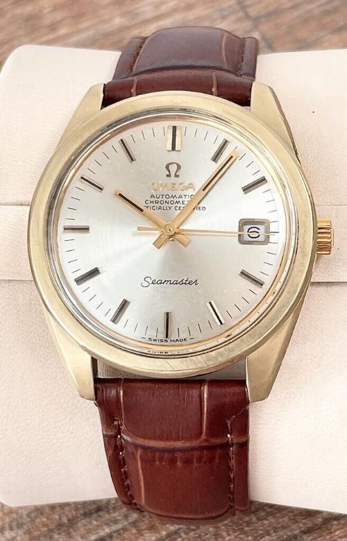 Omega Seamaster 14k Automatic Watch Vintage Men s 1967 Serviced