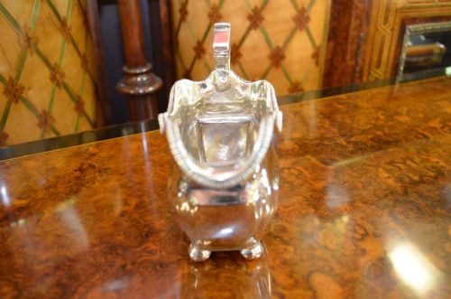 GEORGIAN IRISH SILVER CREAM JUG - ADDITIONAL PHOTO 3