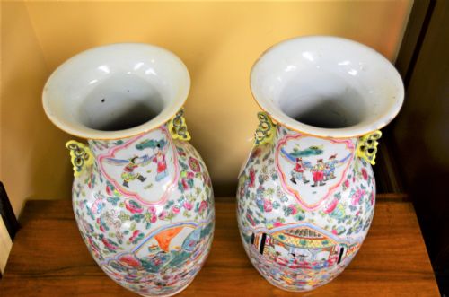 PAIR OF 19TH CENTURY CHINESE VASES - ADDITIONAL PHOTO 4