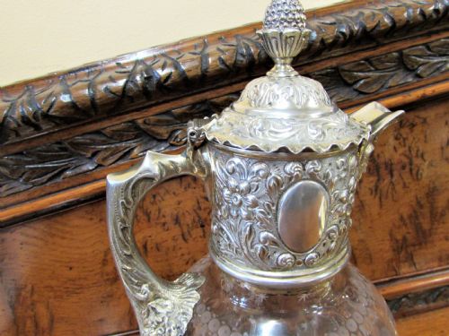SILVER MOUNTED CLARET JUG - ADDITIONAL PHOTO 1