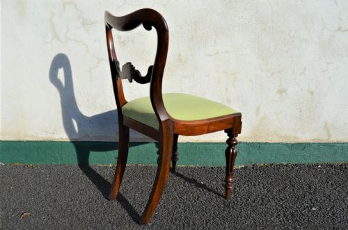 SET OF SIX VICTORIAN ROSEWOOD CHAIRS - ADDITIONAL PHOTO 4