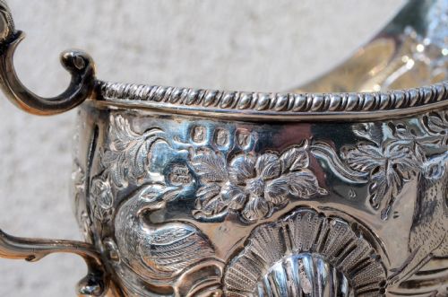 PAIR OF IRISH SILVER SAUCE BOATS - ADDITIONAL PHOTO 6