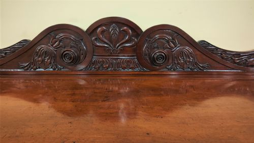 WILLIAM IV IRISH CARVED MAHOGANY SERVING TABLE - ADDITIONAL PHOTO 3