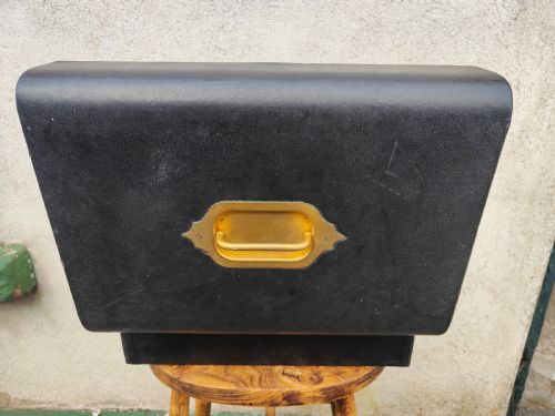 VICTORIAN LEATHER BOUND WRITING BOX - ADDITIONAL PHOTO 6