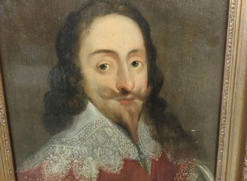 CHARLES I PORTRAIT IN GILT FRAME - ADDITIONAL PHOTO 2