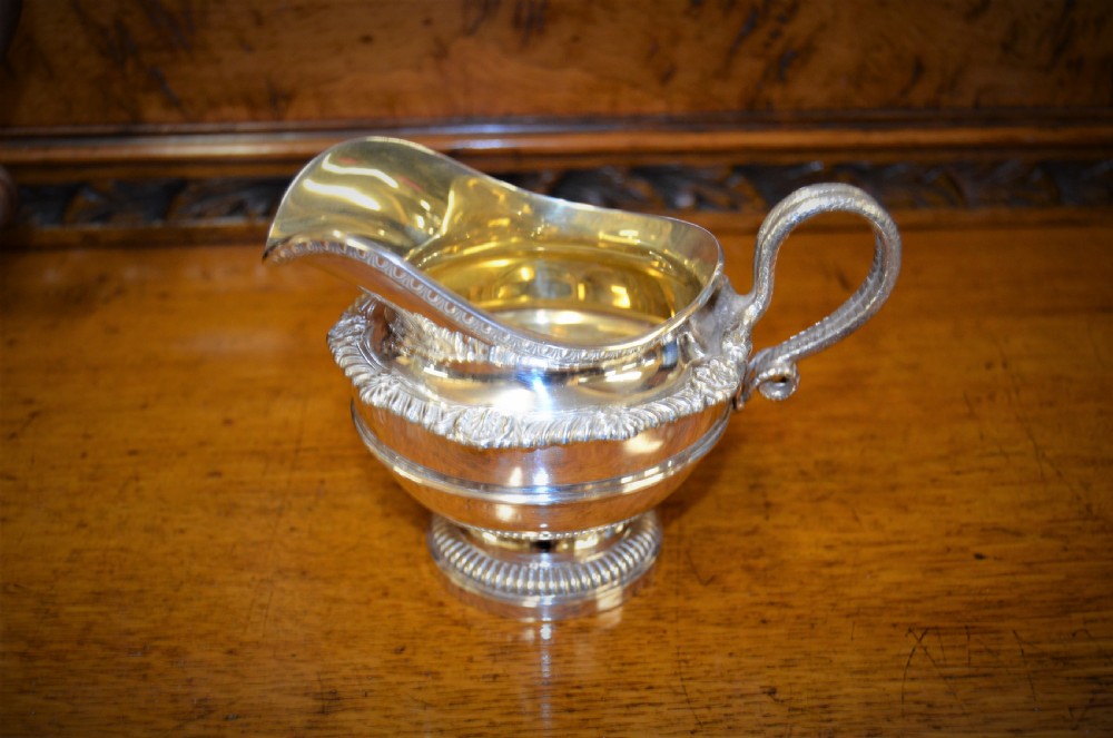 Four piece silver tea service View IV