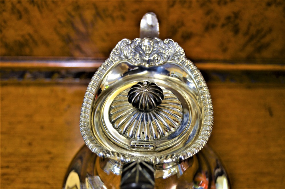 Silver coffee pot View II