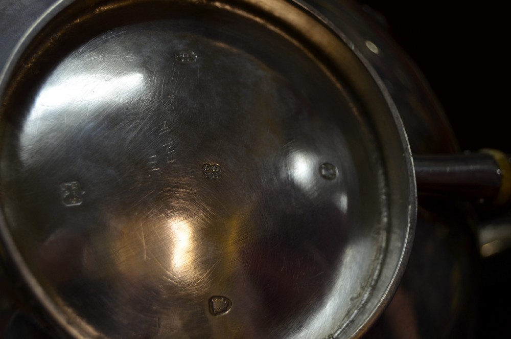 Victorian silver tea pot View IV