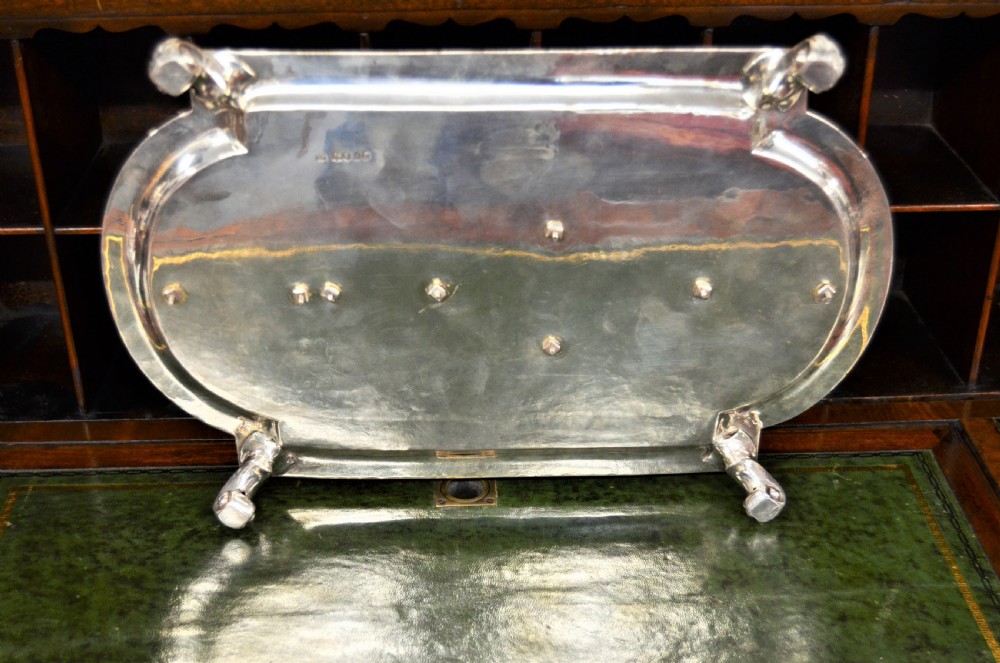 Victorian silver desk set View VI