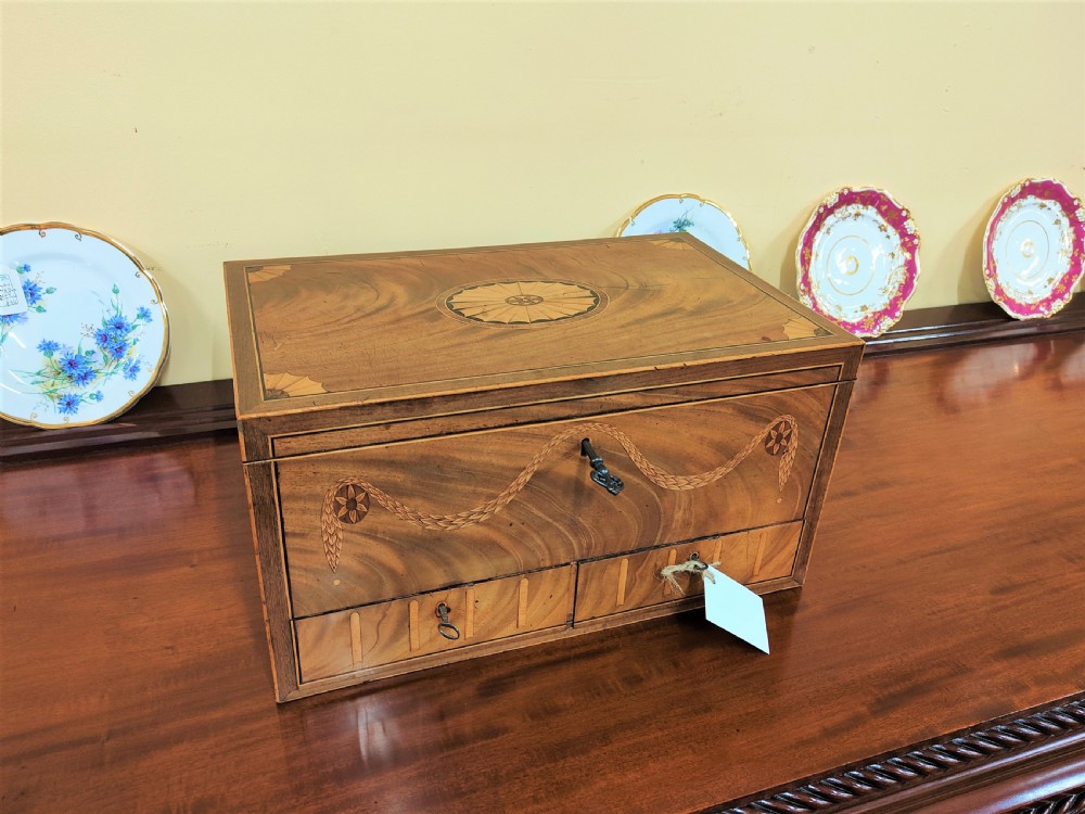 19th century inlaid box