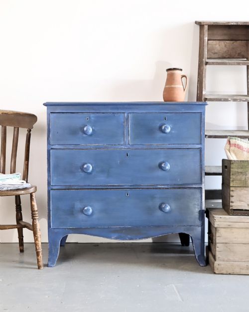 Painted Victorian Chest of Drawers