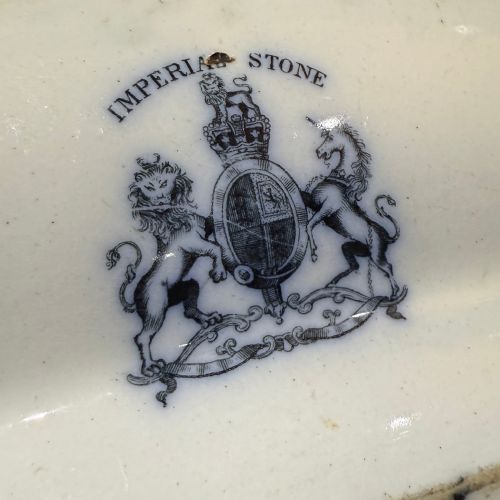 IMPERIAL STONE CHINA CIRCA 1880 WITH WINDSOR CASTLE SCENE - ADDITIONAL PHOTO 1