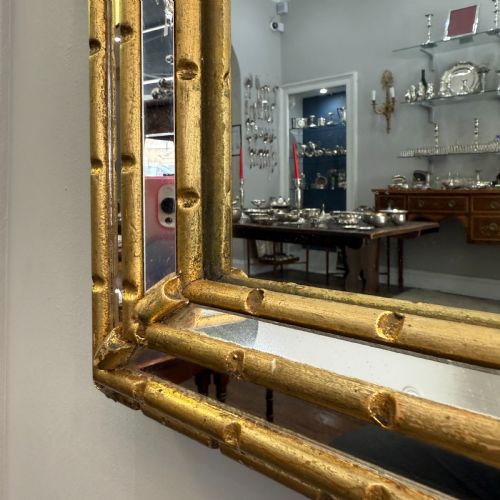 EARLY 20TH CENTURY ITALIAN GILT AND PANELLED MIRROR - ADDITIONAL PHOTO 1