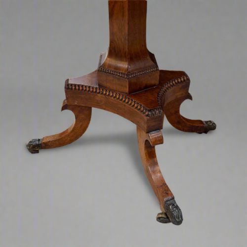REGENCY ROSEWOOD RECTANGULAR SIDE TABLE WITH SINGLE DRAWER - ADDITIONAL PHOTO 1