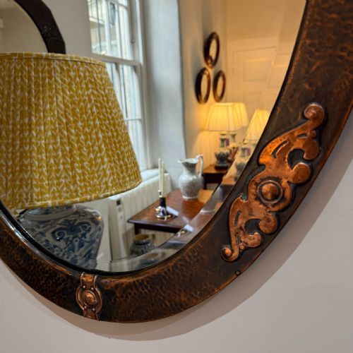 LIBERTY CO COPPER MIRROR CIRCA 1900 - ADDITIONAL PHOTO 2