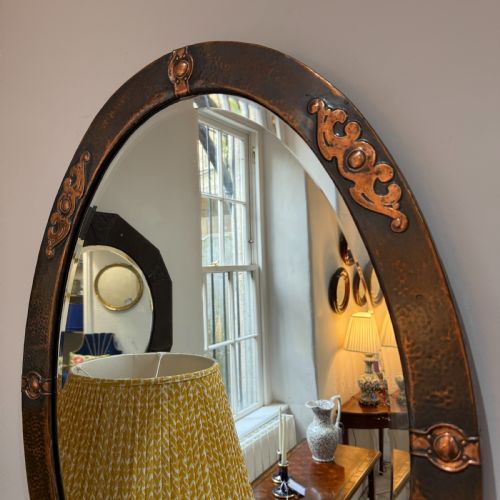 LIBERTY CO COPPER MIRROR CIRCA 1900 - ADDITIONAL PHOTO 3