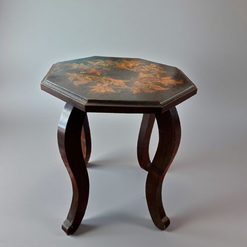 EARLY 20TH CENTURY PENWORK TABLE - ADDITIONAL PHOTO 1