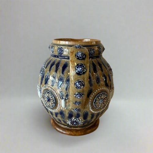 VICTORIAN DOULTON LAMBETH JUG CIRCA 1877 - ADDITIONAL PHOTO 1