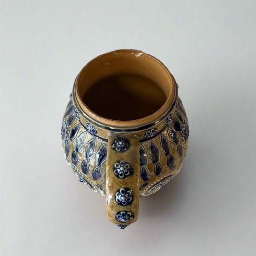 VICTORIAN DOULTON LAMBETH JUG CIRCA 1877 - ADDITIONAL PHOTO 3