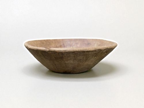 LARGE 19TH CENTURY SYCAMORE WOODEN BOWL - ADDITIONAL PHOTO 2