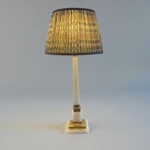 EARLY 20TH CENTURY ONYX TABLE LAMP - ADDITIONAL PHOTO 2