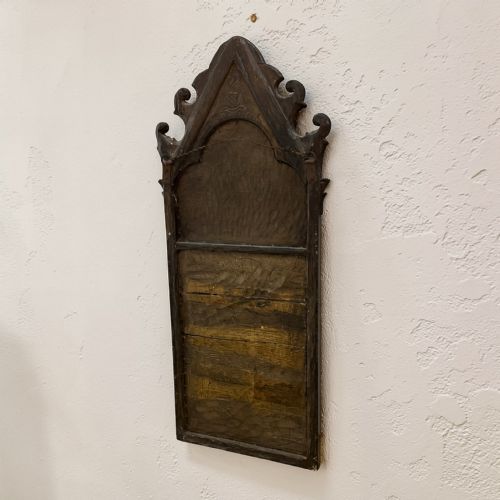 GEORGE II STYLE BURR WALNUT PIER MIRROR - ADDITIONAL PHOTO 1