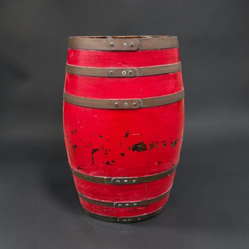 RED COOPERED STICK STAND CIRCA 1900 - ADDITIONAL PHOTO 2