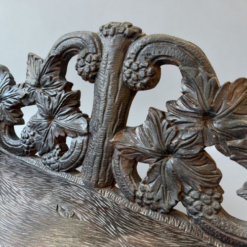 19TH CENTURY BLACK FOREST BEAR HALL SEAT - ADDITIONAL PHOTO 3