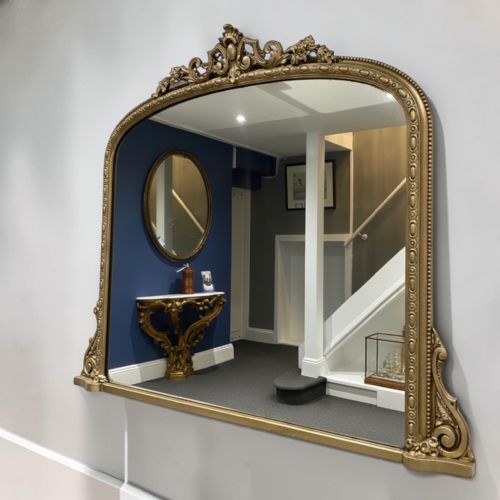 Victorian Overmantle Mirror
