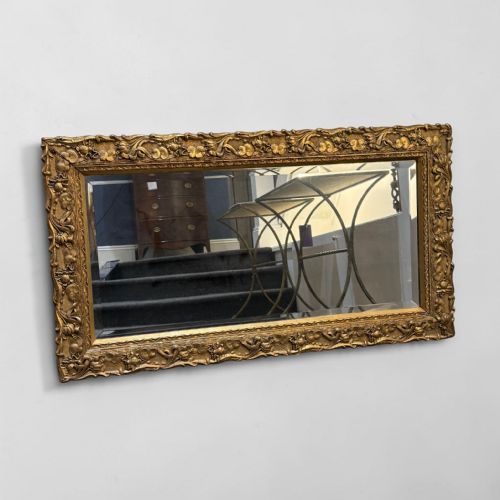 Antique Carved Giltwood Wall Mirror