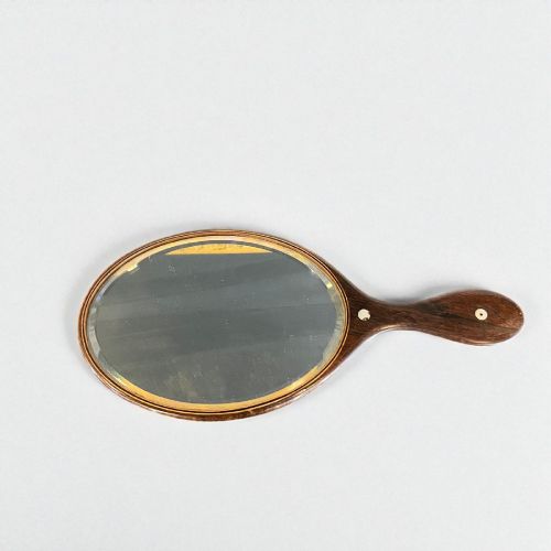 Rosewood & Mother of Pearl Hand Mirror