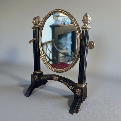 19th Century French Toilet Mirror