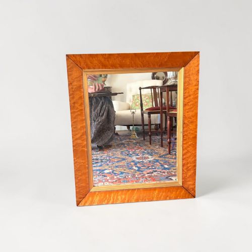 William IV Birds Eye Maple Mirror Circa 1830