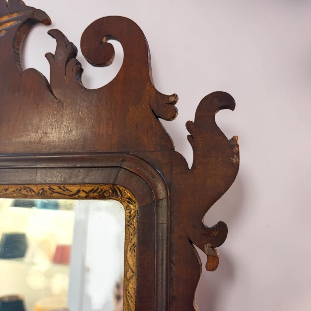 Victorian Mahogany Fretwork Mirror View IV